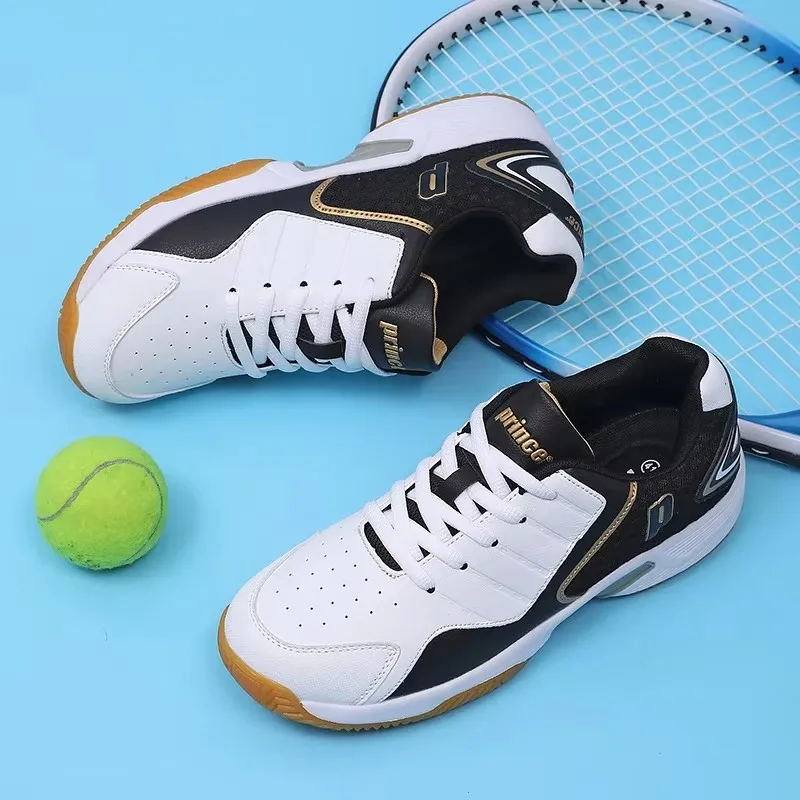Badminton Shoes Men - Profesjonalne skórzane buty do badmintona dla