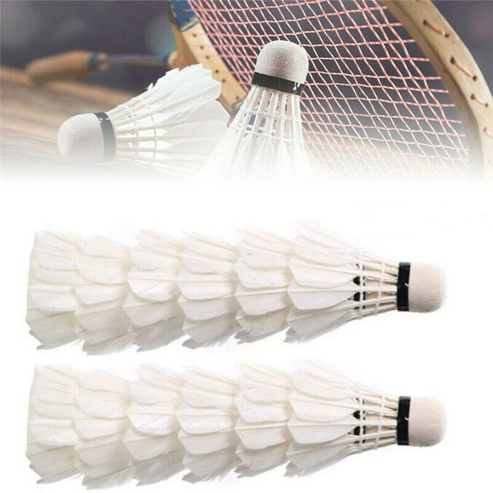 Feather Shuttlecock - Nowe białe lotki do badmintona z
