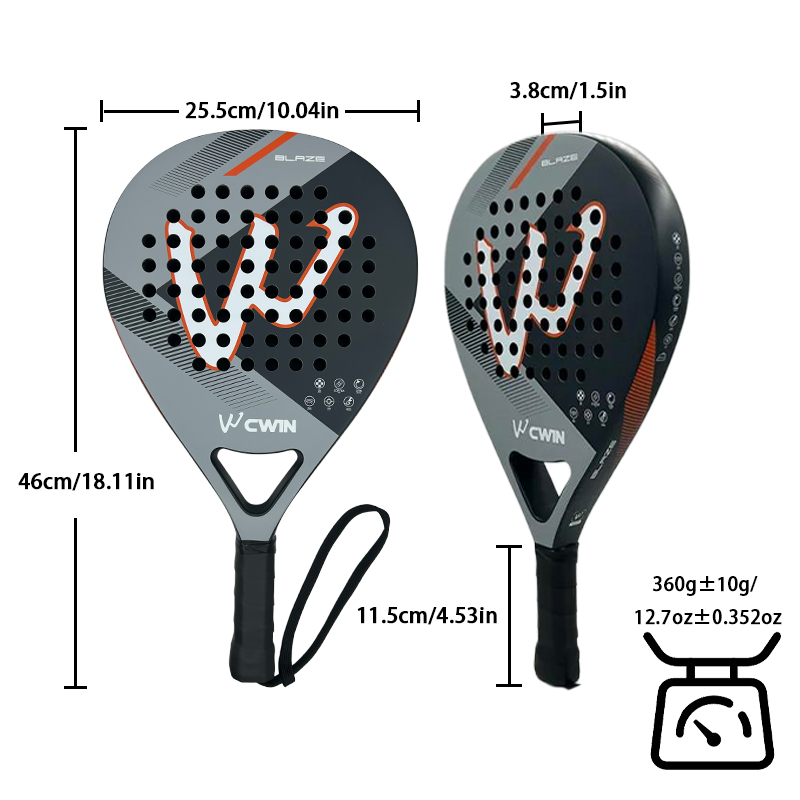 Rakieta do padla CWIN BLAZE 3K – Badminton Racket Carbon recenzja i cena