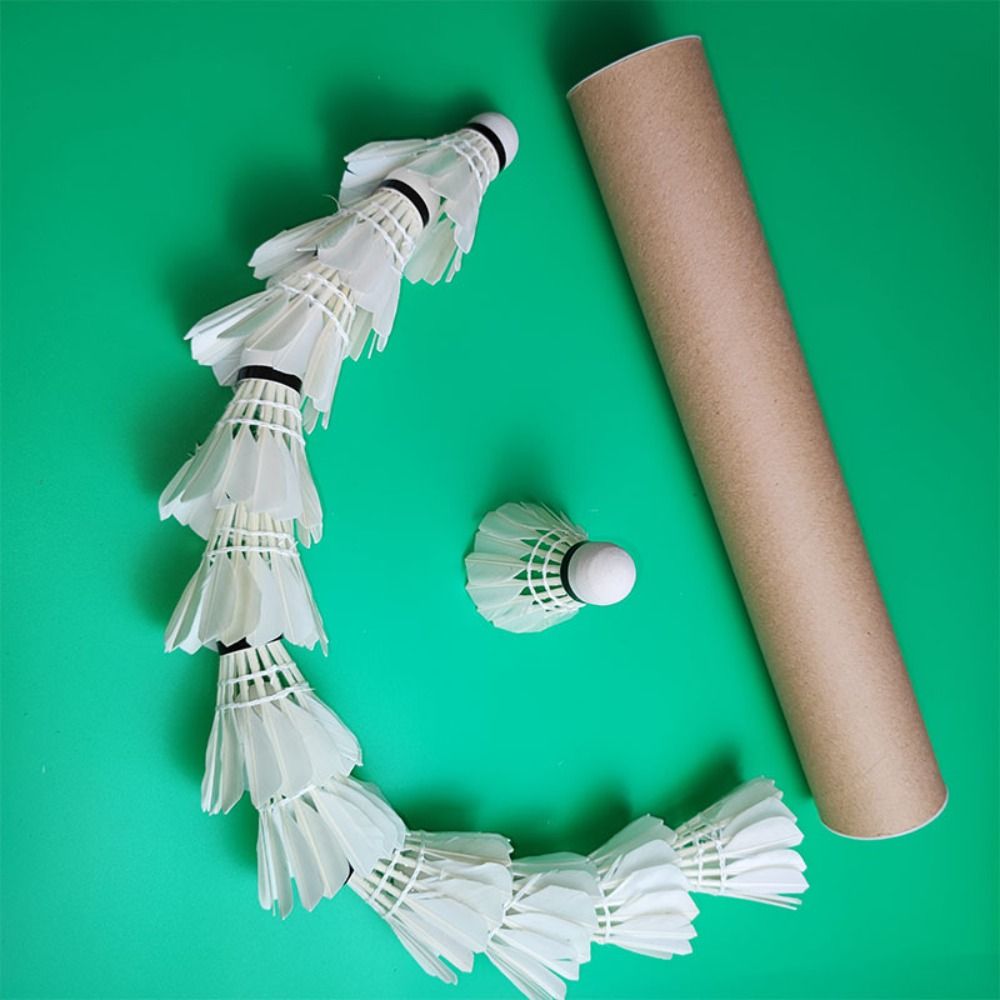 3/6/12 szt. Nowe białe lotki d – Feather Shuttlecock recenzja i cena